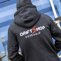 Sweat Zippé à Capuche DriftShop Premium Noir